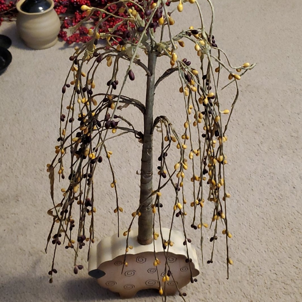 COPY - Primitive sheep berry willow decor